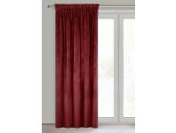 Zdjęcie: Zasłona gotowa Villa na taśmie 140x270 cm ciemnobordowy EUROFIRANY