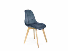 Krzesło tapicerowane Arvika szaroniebieskie TS INTERIOR