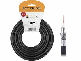 Kabel koncentryczny żelowany RG6U PCC102GEL-10 10 m LIBOX