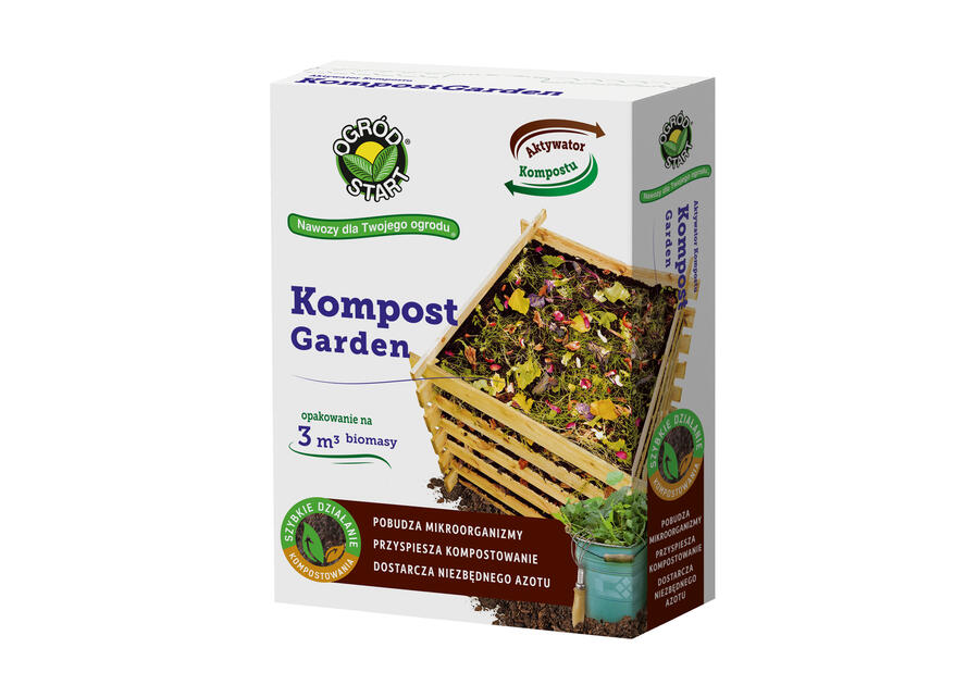Zdjęcie: Produkt przyspieszający kompostowanie KompostGarden 0,8 kg OGRÓD START