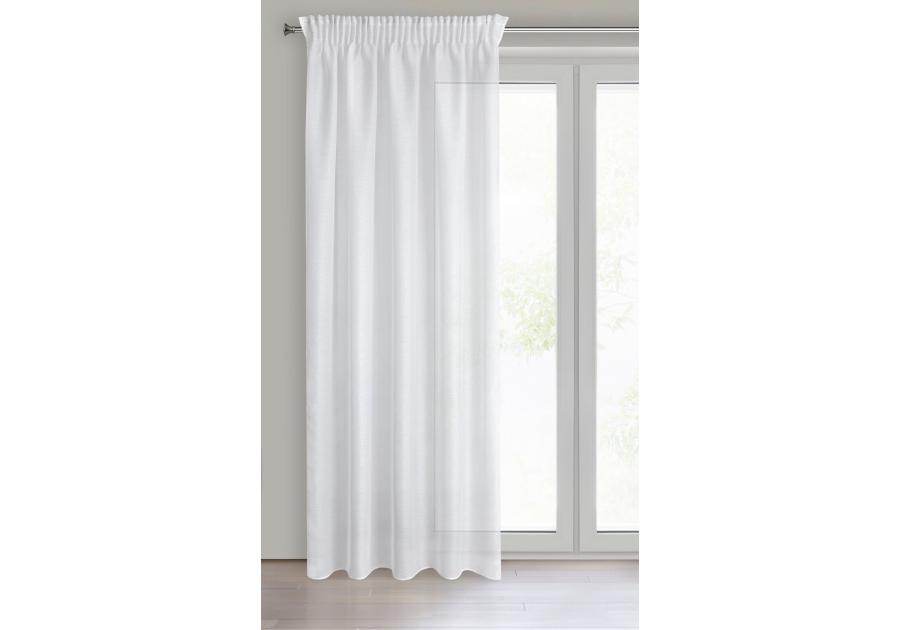 Zdjęcie: Firana gotowa Rebecca na taśmie 140x250 cm biały EUROFIRANY