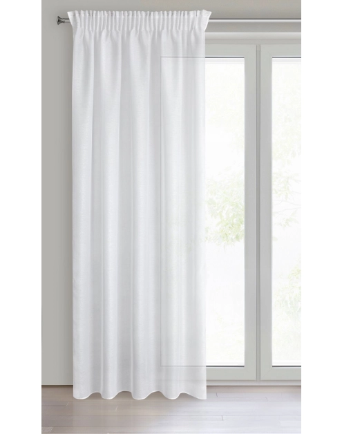 Zdjęcie: Firana gotowa Rebecca na taśmie 140x250 cm biały EUROFIRANY