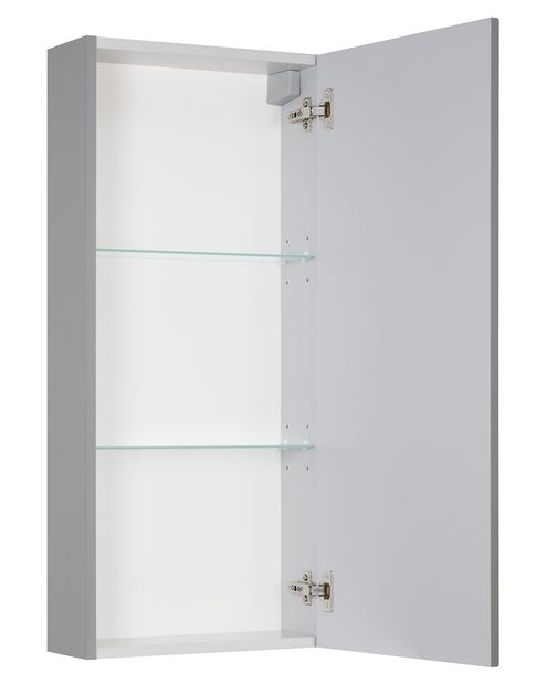 Zdjęcie: Szafka wisząca 40x90x16 cm, 1 drzwi, szara, System c szary ASTOR