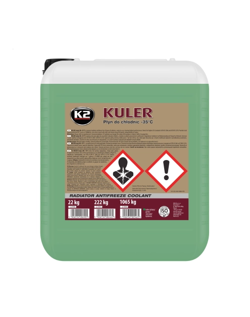 Zdjęcie: Płyn do chłodnic Kuler 22 kg K2