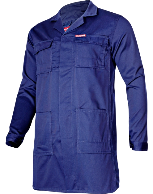 Zdjęcie: Fartuch granatowy, 260g/m2, 3XL, CE, LAHTI PRO