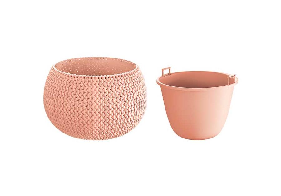 Zdjęcie: Doniczka Splofy Bowl brzoskwiniowy 37 cm PROSPERPLAST