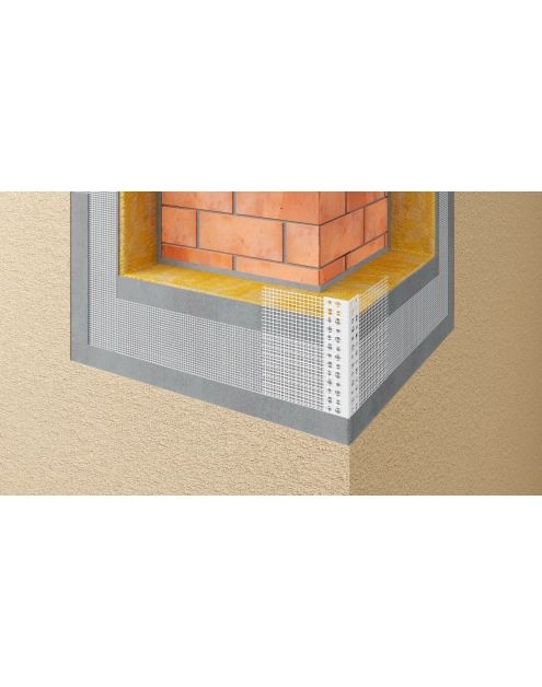 Zdjęcie: Kątownik prosty z siatką BP10 L300 20 cm BELLA PLAST