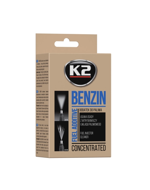 Zdjęcie: Środek do czyszczenia całego układu zasilania w silnikach benzynowych Benzin 50 ml K2