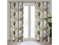 Zdjęcie: Zasłona gotowa D91 Korfu 140x250 cm brązowy EUROFIRANY