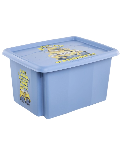 Zdjęcie: Skrzynka obrotowa z pokrywą Karolina Minions happiness 15 L KEEEPER
