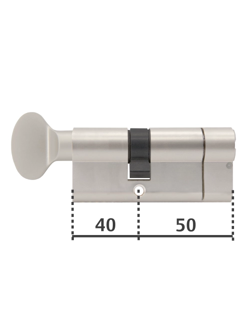 Zdjęcie: Wkładka z gałką Y2100 50/40G satyna YALE