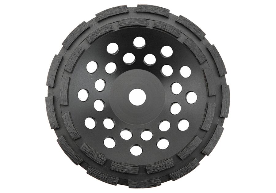 Zdjęcie: Diamentowa tarcza szlifierska 180x5x22,2mm segmentowa podwójna GRAPHITE