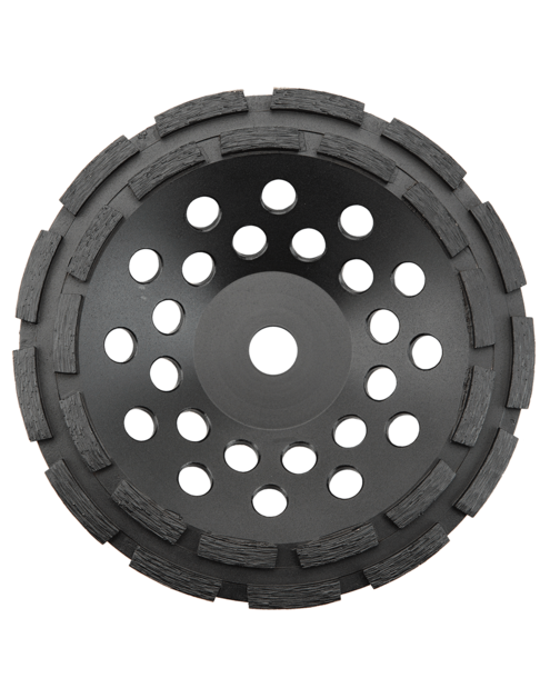 Zdjęcie: Diamentowa tarcza szlifierska 180x5x22,2mm segmentowa podwójna GRAPHITE