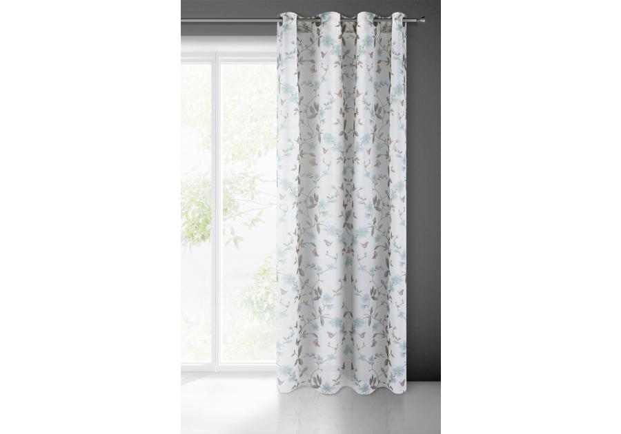 Zdjęcie: Zasłona gotowa Dagie 140x250 cm niebieski EUROFIRANY