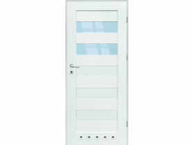 Drzwi wewnętrzne Monza 02 Biały 80 cm prawe KR CENTER