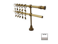 Zdjęcie: Karnisz podwójny Nokaut fi 16 mm - 200 cm cylinder satyna KARWEL