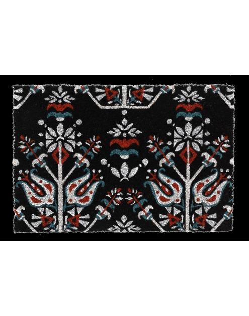 Zdjęcie: Wycieraczka Couleur Łowicz 40x60 cm PCV, kokos INDAVO