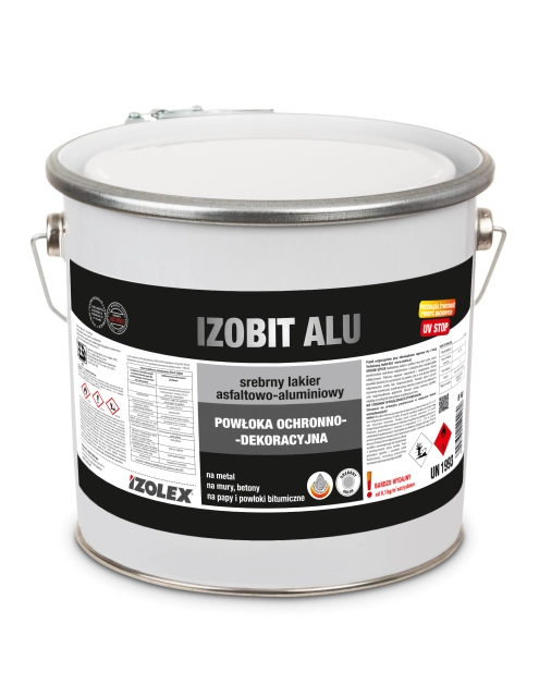 Zdjęcie: Powłoka ochronno-dekoracyjna Izobit Alu 8 kg IZOLEX