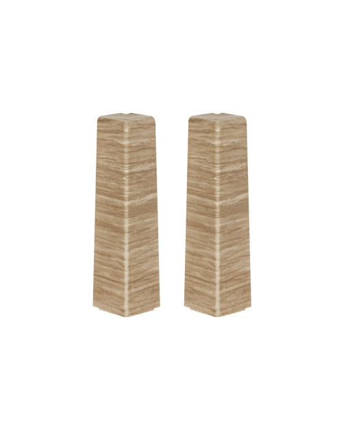 Zdjęcie: Zakończenia do listwy przypodłogowej Masterline narożnik zew. 1 kpl. 2 szt. Copper wood Mat CEZAR