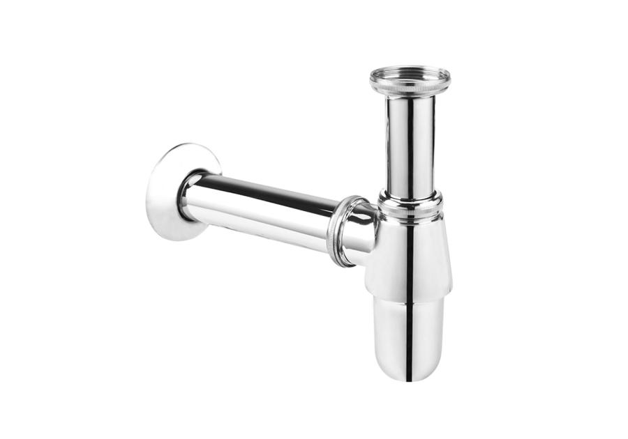 Zdjęcie: Syfon zlewozmywakowy butelkowy 1.1/2 x40 mm wykonany z mosiądzu pokryty warstwą chromu MCALPINE