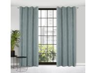 Zdjęcie: Zasłona gotowa Isla 140 x 250 cm stalowy EUROFIRANY