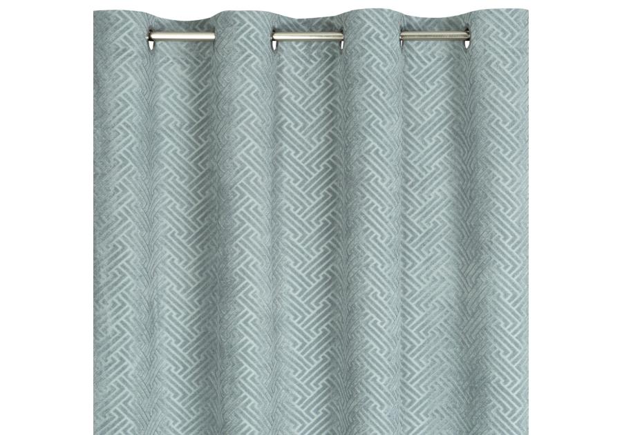 Zdjęcie: Zasłona gotowa Isla 140 x 250 cm stalowy EUROFIRANY