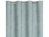 Zdjęcie: Zasłona gotowa Isla 140 x 250 cm stalowy EUROFIRANY