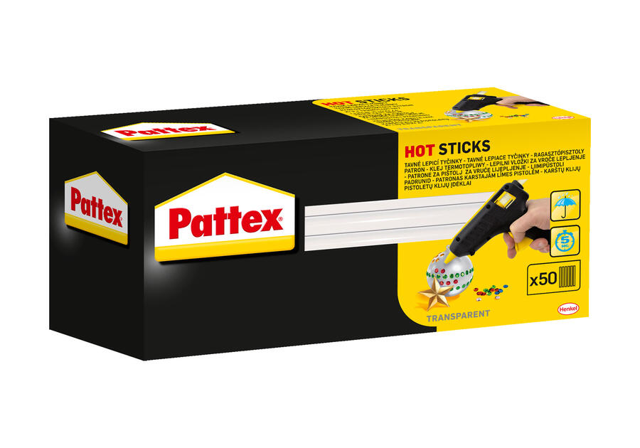 Zdjęcie: Klej topliwy Hot Sticks 50 szt. PATTEX