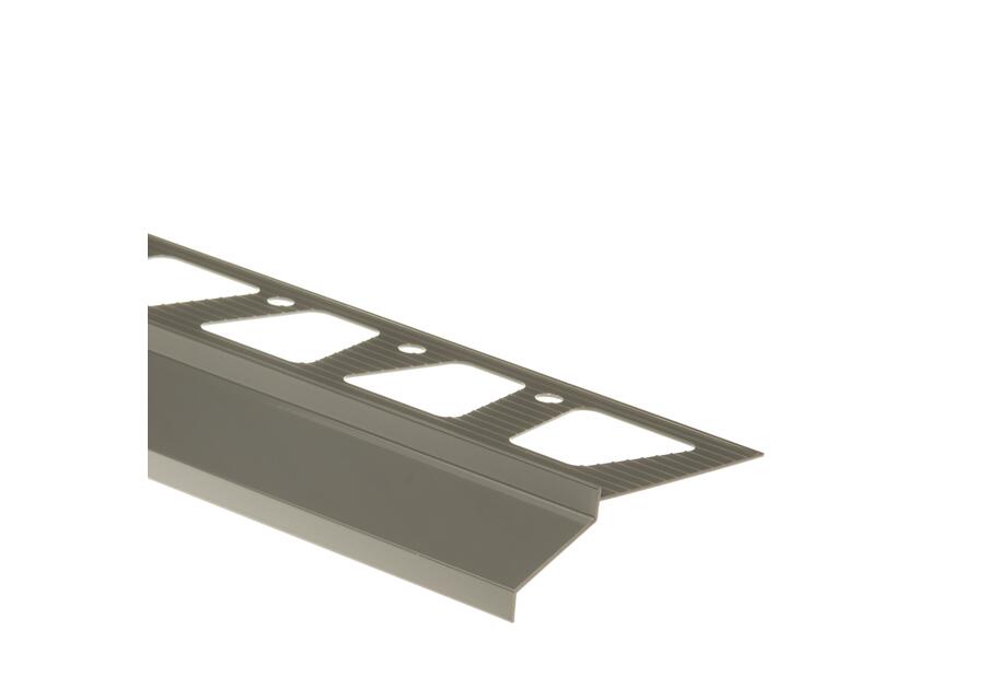 Zdjęcie: Profil do glazury okap balkonowy 32,2x101,8 mm - 2 m szary 7037 CEZAR