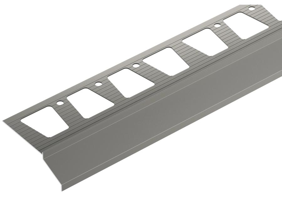 Zdjęcie: Profil do glazury okap balkonowy 32,2x101,8 mm - 2 m szary 7037 CEZAR