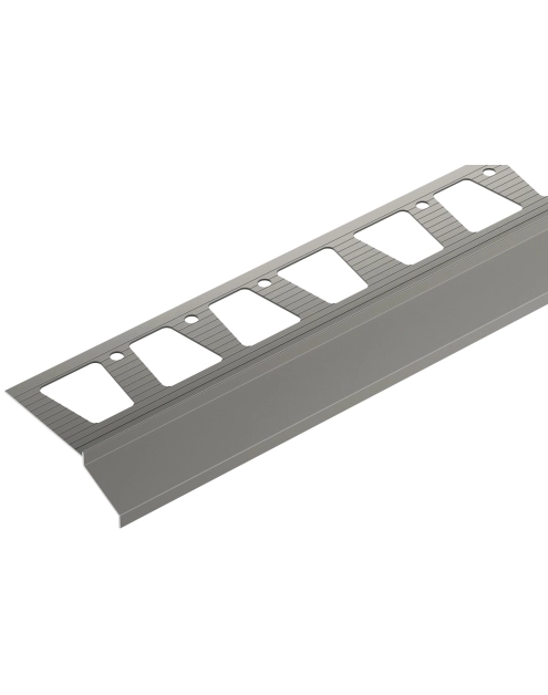 Zdjęcie: Profil do glazury okap balkonowy 32,2x101,8 mm - 2 m szary 7037 CEZAR