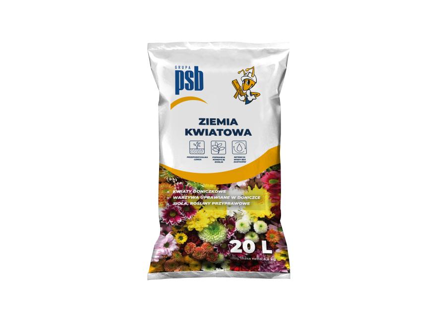 Zdjęcie: Ziemia kwiatowa 20 L PSB
