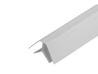 Zdjęcie: Listwa kątowa wewnętrzna do paneli ściennych PVC 3 m Szara Jasna CEZAR