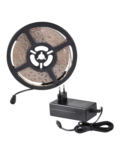 Zdjęcie: Taśma LED 36 W, 5 m, IP20 barwa światła neutralna 4000K, zestaw z zasilaczem POLUX