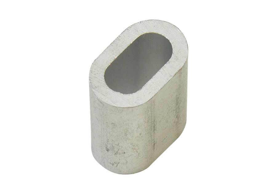 Zdjęcie: Zacisk linowy aluminiowy podłużny 6 mm, 2 sztuki STAHL