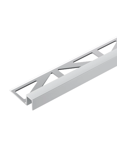 Zdjęcie: Profil do glazury krawędziowy kwadratowy 9x10 mm - 2,5 m srebrny CEZAR