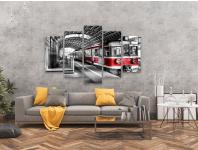 Zdjęcie: Obraz Multicanvas-100x150 cm St184 Pociąg STYLER