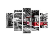 Zdjęcie: Obraz Multicanvas-100x150 cm St184 Pociąg STYLER