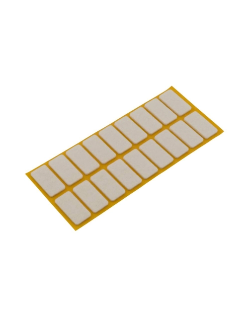 Zdjęcie: Podkładki filcowe samoprzylepne białe 15x30 mm METRO