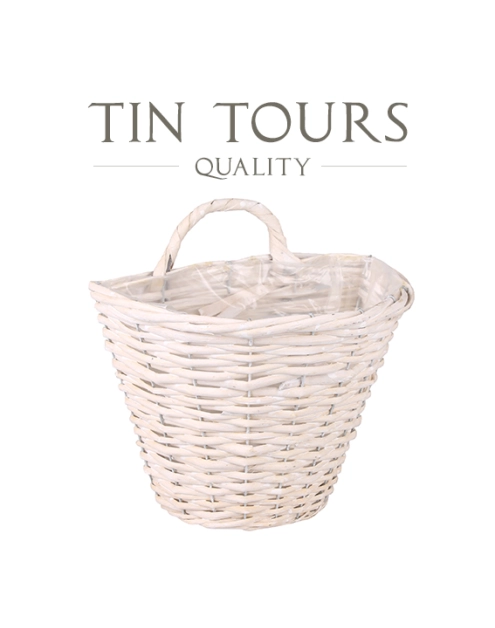 Zdjęcie: Kosz zawieszany na ścianie ydl-180382.b biały TIN TOURS