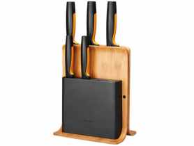 Zestaw noży bambusowych w bloku 5 szt. FISKARS