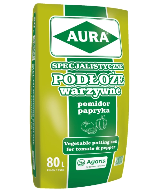 Zdjęcie: Specjalistyczne podłoże warzywne pomidor, papryka 80 L Aura AGARIS