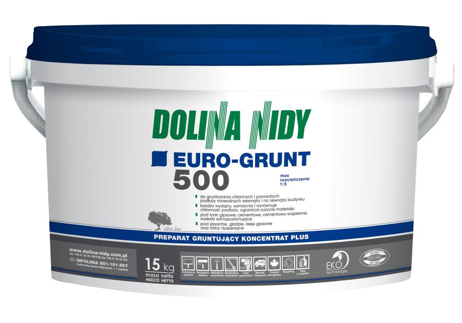 Zdjęcie: Preparat Gruntujący Euro-Grunt 500 - 15 kg DOLINA NIDY