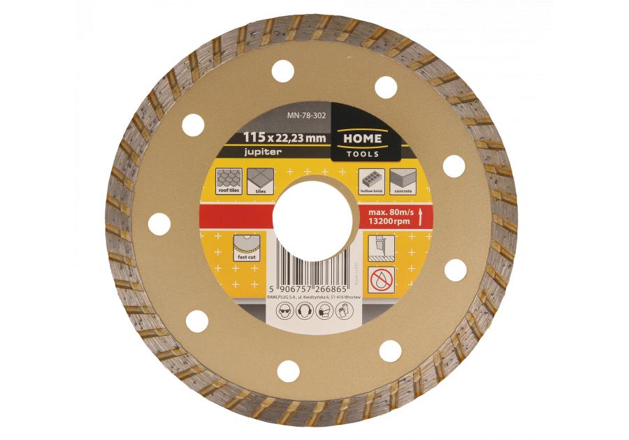 Zdjęcie: Ściernice diamentowe typu Turbo Jupiter 115 mm RAWLPLUG