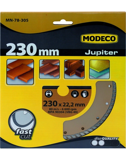 Zdjęcie: Ściernice diamentowe typu Turbo Jupiter 115 mm RAWLPLUG