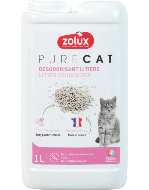 Zdjęcie: Dezodorant do żwirku Purecat zapach talku 1 L ZOLUX