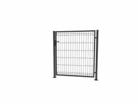 Furtka 3D 100x123 cm prawa ocynk 7016 komplet BETAFENCE