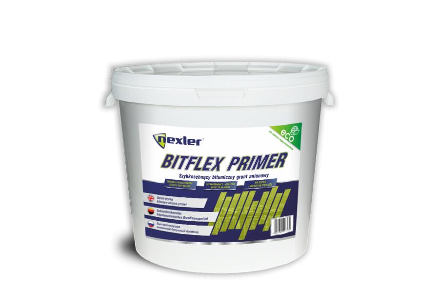 Zdjęcie: Grunt bitumiczno-anionowy Bitflex Premier 20 kg szybkoschnący NEXLER