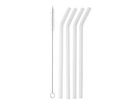 Zdjęcie: Komplet 4 słomek szklanych ze szczoteczką do czyszczenia 20,5 cm ALTOM DESIGN