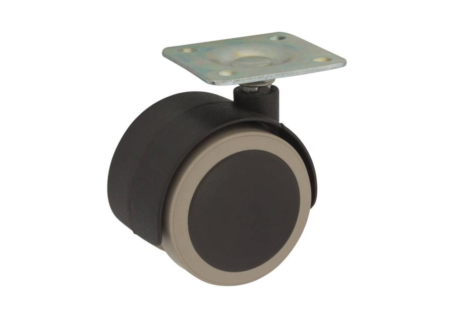 Zdjęcie: Kółko meblowe 40 mm, 25 kg płyta mocująca do paneli METRO